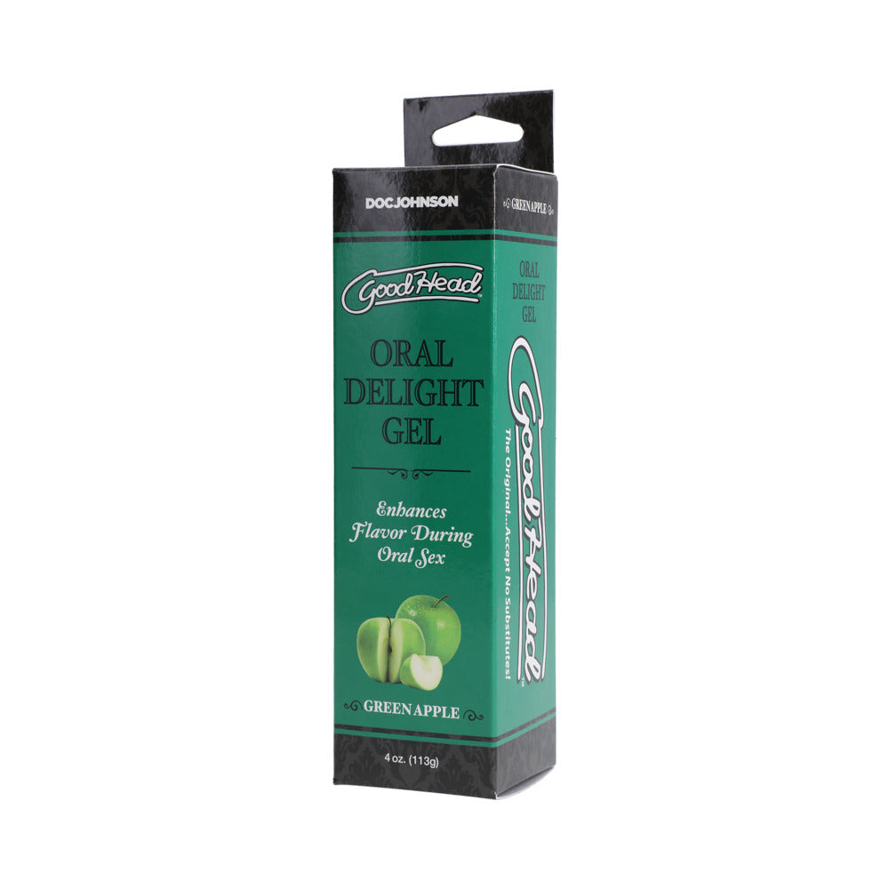 DOC JOHNSON - GOODHEAD ORAL DELIGHT GEL GREEN APPLE 4 OZ.