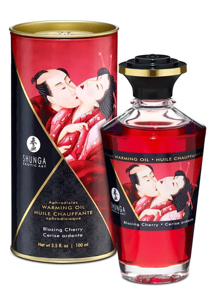 SHUNGA - APHRODISIAC OILS BLAZING CHERRY 100 ML
