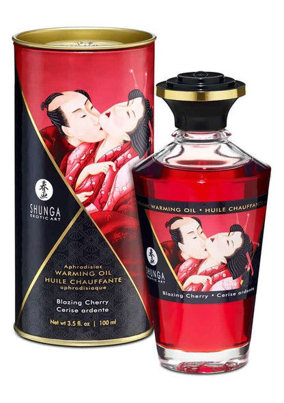 SHUNGA - APHRODISIAC OILS BLAZING CHERRY 100 ML
