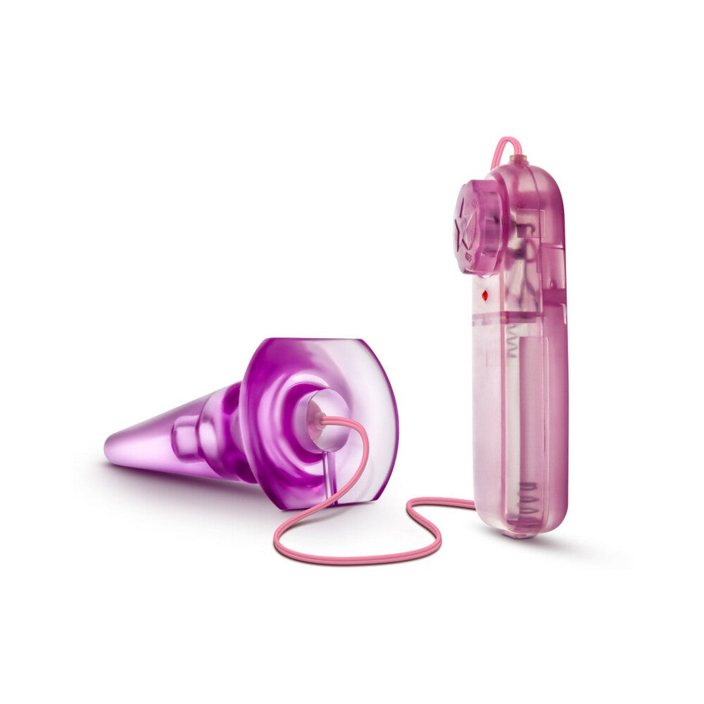 B YOURS BASIC ANAL PLEASER REMOTE-CONTROLLED VIBRATING ANAL PLUG PINK