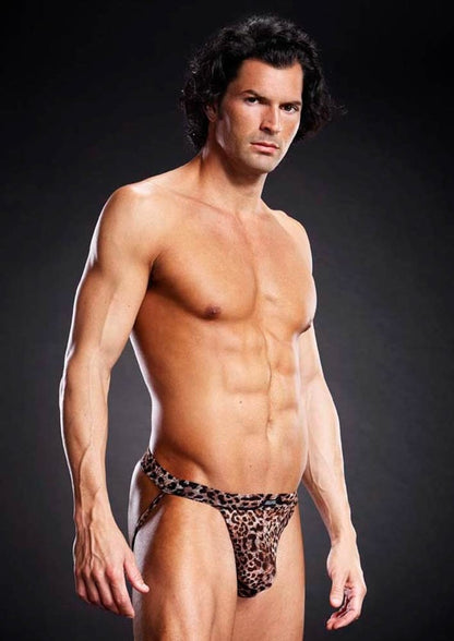 BLUE LINE - PRO-MESH JOCK STRAP LEOPARD L/XL