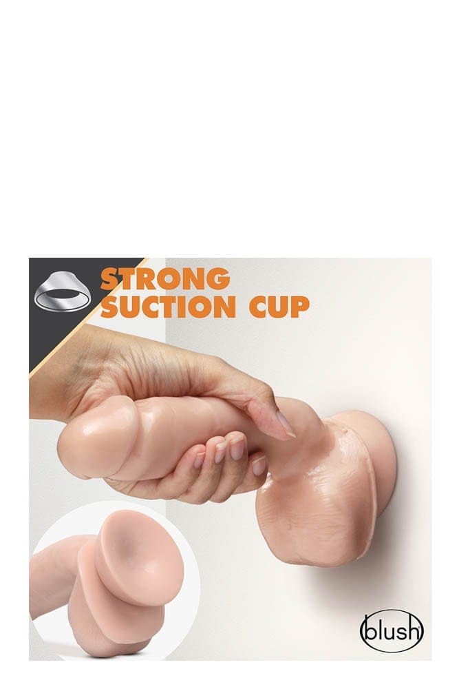 BLUSH - DR. SKIN 8.5INCH SELF LUBRICATING DILDO
