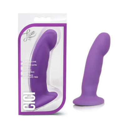 BLUSH - LUXE CICI 6.5 IN. CURVED SILICONE DILDO