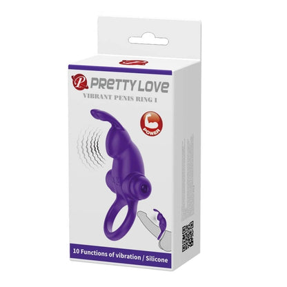 PRETTY LOVE - PRETTY LOVE VIBRANT PENIS SLEEVE 1 PURPLE