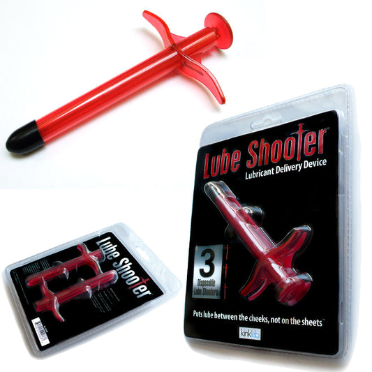 STOCKROOM - KINKLAB LUBE SHOOTER RED (3PK)