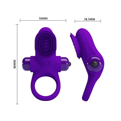 PRETTY LOVE - PRETTY LOVE VIBRANT PENIS RING 2 PURPLE