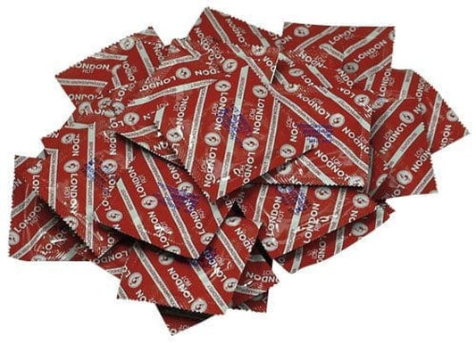 DUREX - LONDON CONDOMS ROT (STRAWBERRY) 100 PCS