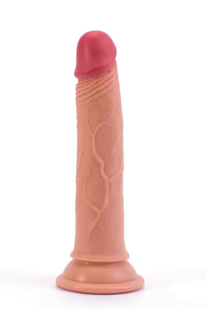 LOVETOY - 7" DUAL-LAYERED SILICONE NATURE COCK FLESH