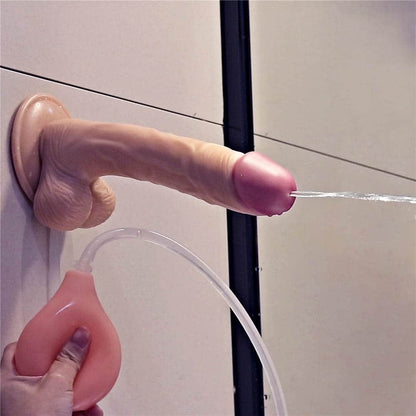LOVETOY - 9'' SQUIRT EXTREME DILDO FLESH