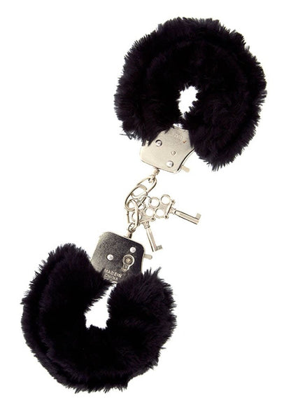 NMC - METAL HANDCUFF WITH PLUSH BLACK