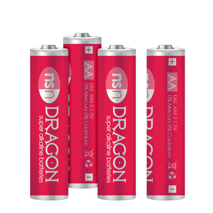 DRAGON ALKALINE AA BATTERIES