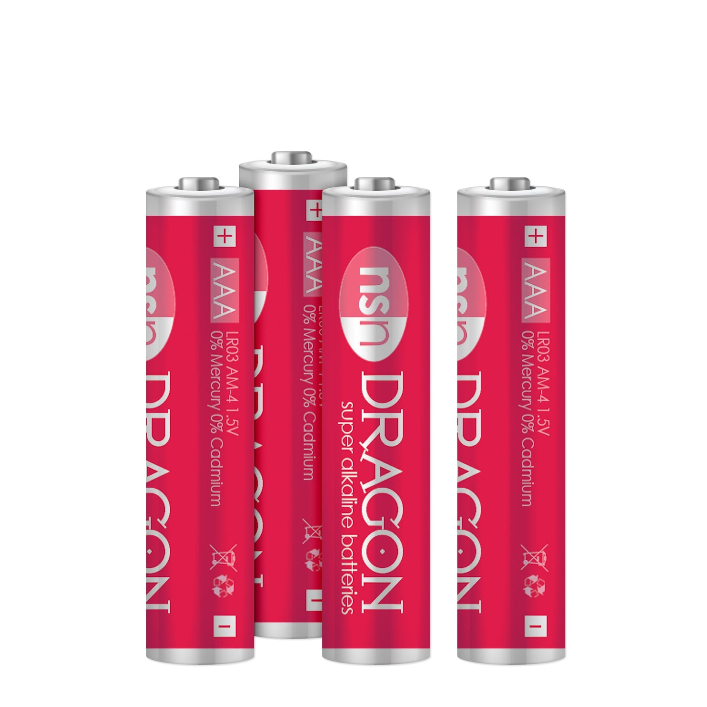 NS NOVELTIES - DRAGON ALKALINE AAA BATTERIES