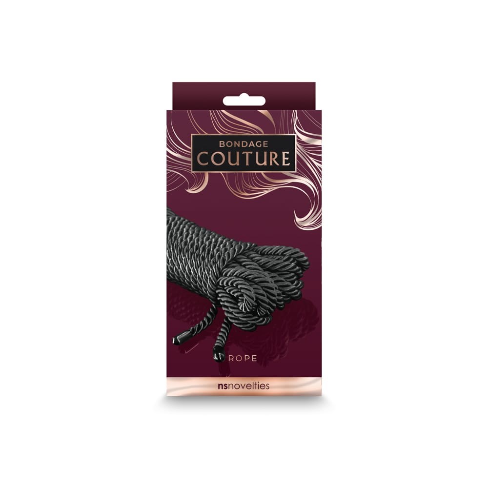 NS TOYS - BONDAGE COUTURE - ROPE - BLACK