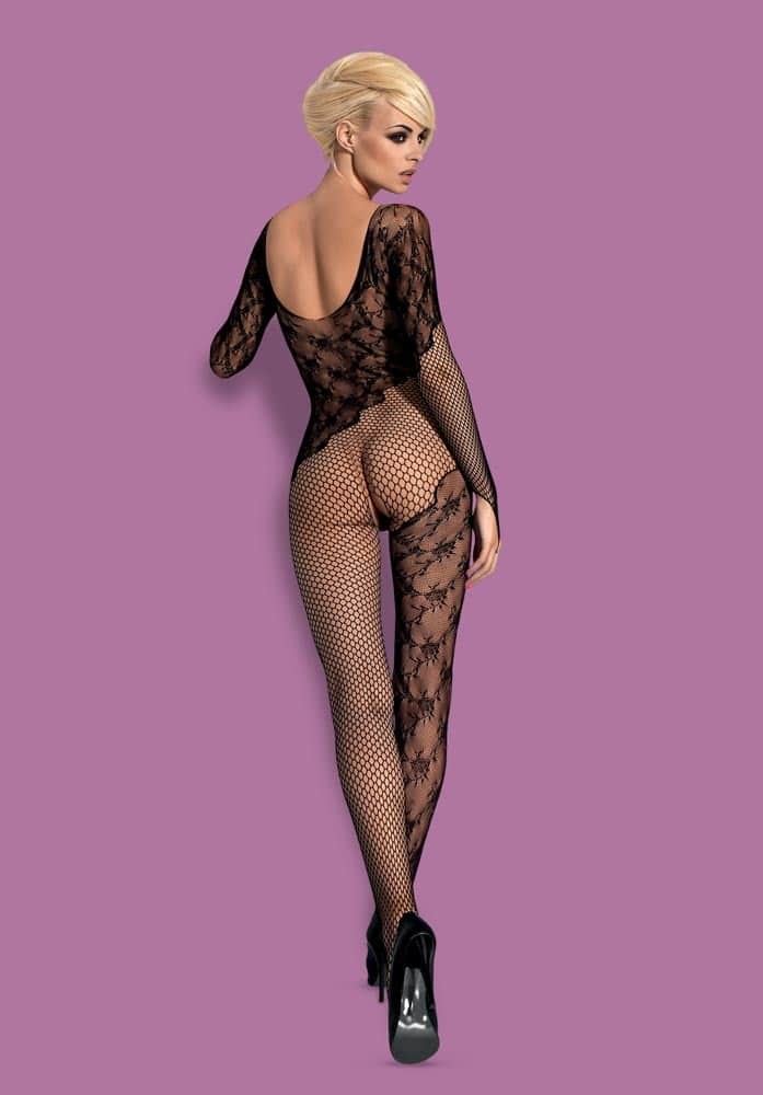 OBSESSIVE - BODYSTOCKING F210 BLACK S/M/L