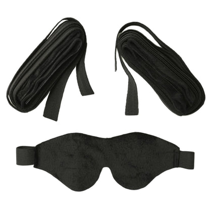 SPORTSHEETS SEX & MISCHIEF OUR FIRST BONDAGE KIT BLACK