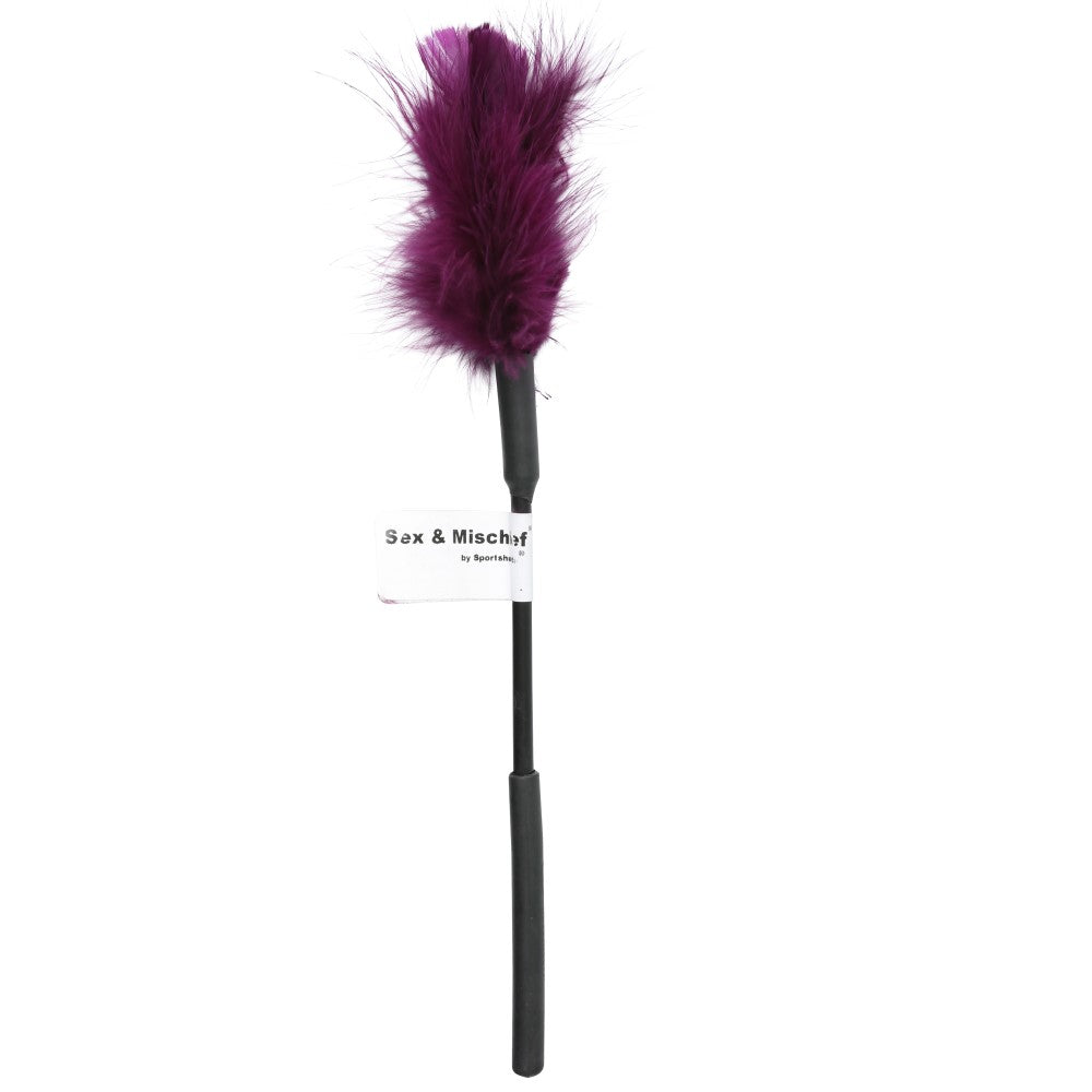 SPORTSHEETS SEX & MISCHIEF FEATHER TICKLER PURPLE