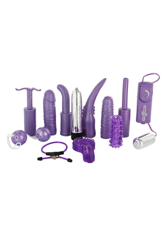 SEVEN CREATIONS - DIRTY DOZEN SEX TOY KIT PURPLE