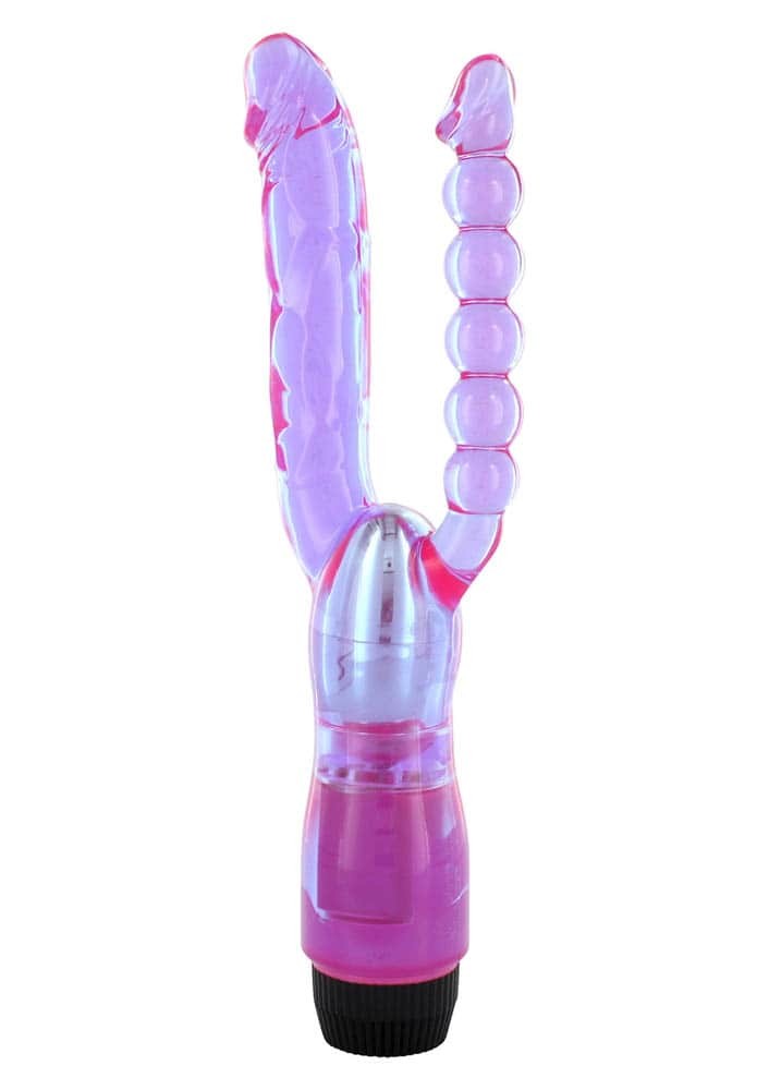 SEVEN CREATIONS - XCEL DOUBLE PENETRATING VIBRATOR PURPLE