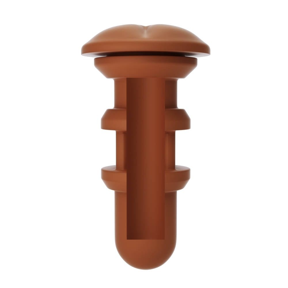 AUTOBLOW - AUTOBLOW A.I. SILICONE ANUS SLEEVE - BROWN_B0O50_1