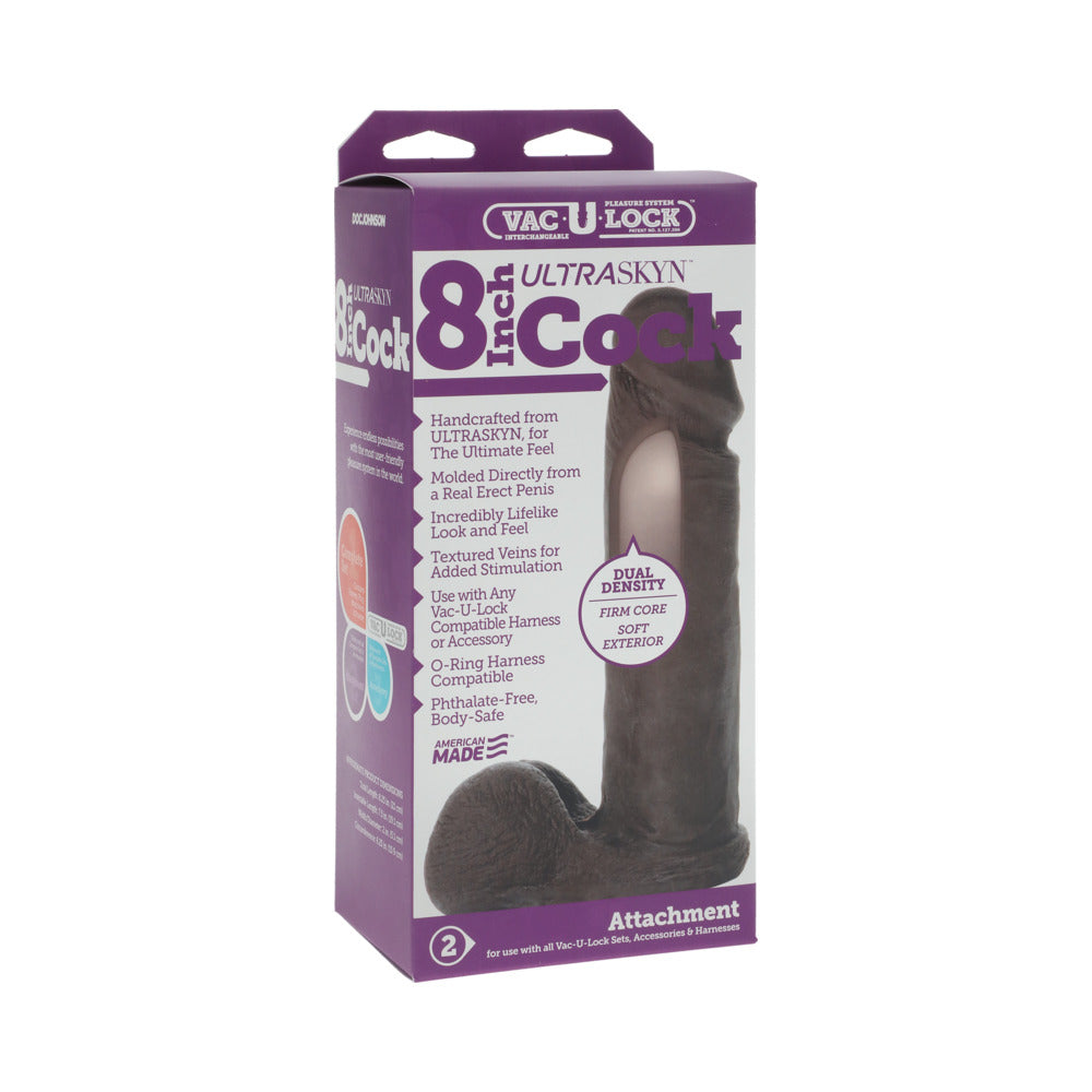 DOC JOHNSON - VAC U LOCK 8 INCH ULTRASKYN COCK