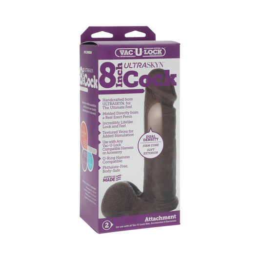 DOC JOHNSON - VAC U LOCK 8 INCH ULTRASKYN COCK