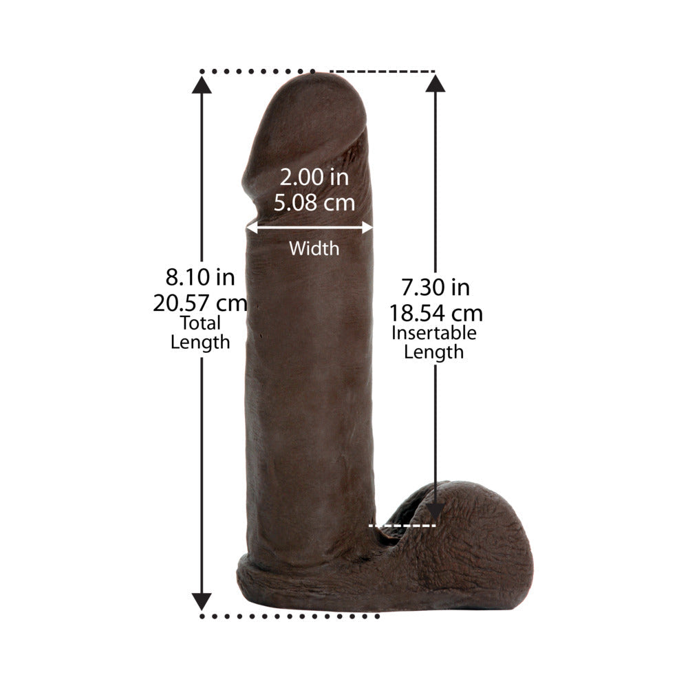 DOC JOHNSON - VAC U LOCK 8 INCH ULTRASKYN COCK