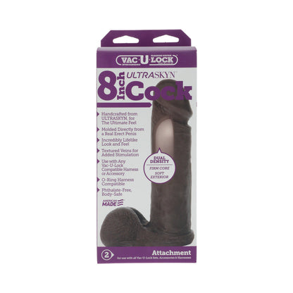 DOC JOHNSON - VAC U LOCK 8 INCH ULTRASKYN COCK