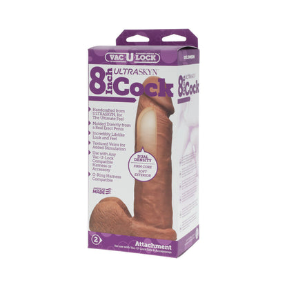 DOC JOHNSON - VAC U LOCK 8 INCH ULTRASKYN COCK