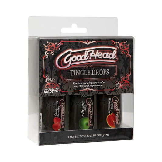 DOC JOHNSON - GOODHEAD - TINGLE DROPS - 3 PACK