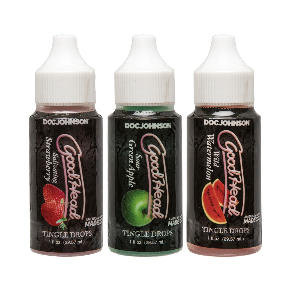 DOC JOHNSON - GOODHEAD - TINGLE DROPS - 3 PACK
