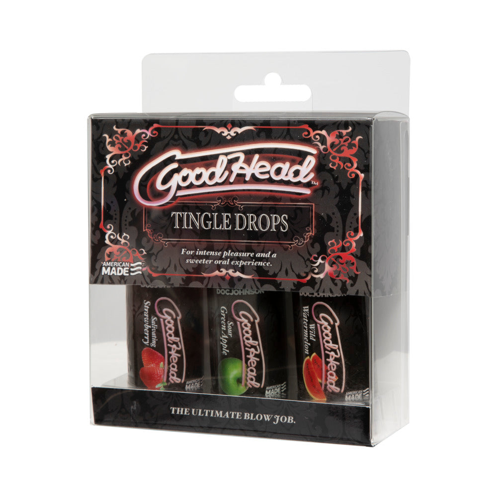 DOC JOHNSON - GOODHEAD - TINGLE DROPS - 3 PACK