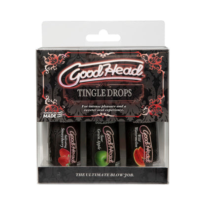 DOC JOHNSON - GOODHEAD - TINGLE DROPS - 3 PACK