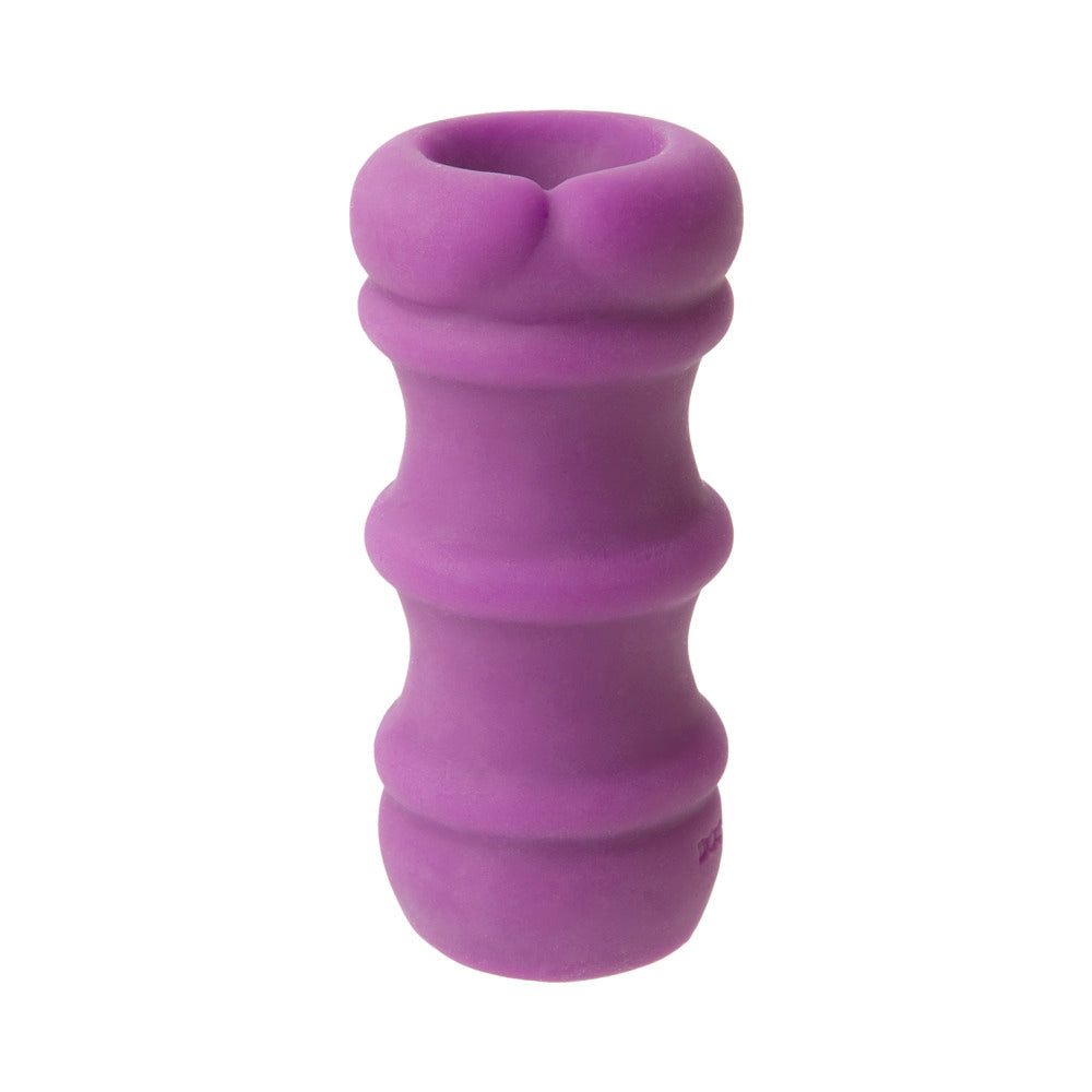 DOC JOHNSON - MOOD - PLEASER UR3 - THICK RIBBED PURPLE