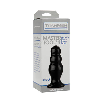 DOC JOHNSON - TITANMEN - MASTER TOOL #4 BLACK