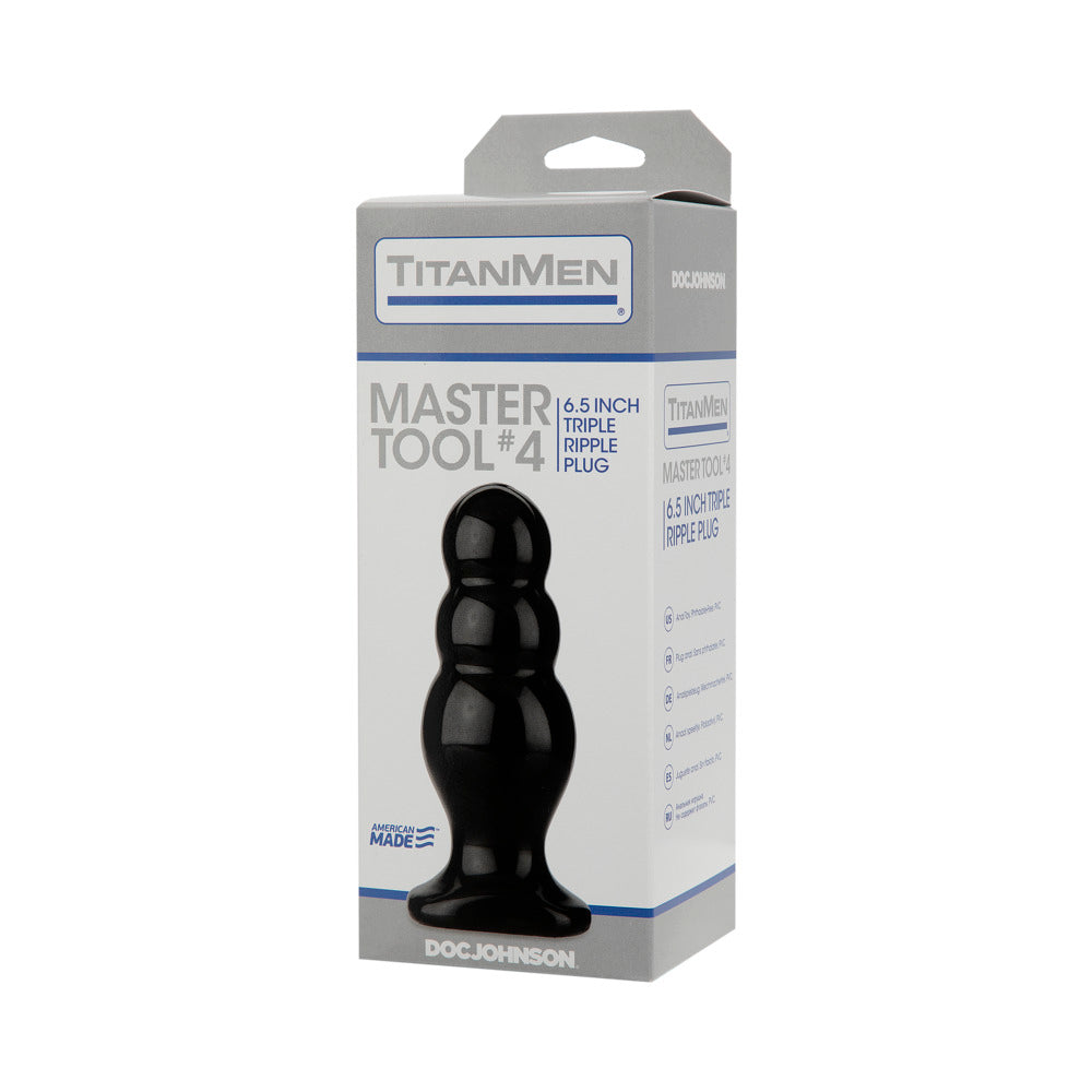 DOC JOHNSON - TITANMEN - MASTER TOOL #4 BLACK