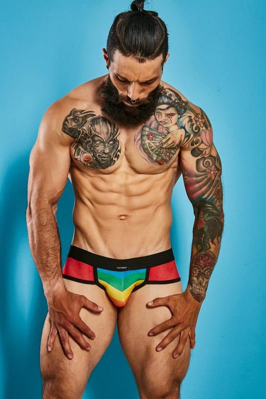 CUT4MEN - C4M-MIXED JOCKSTRAP-RAINBOW-L