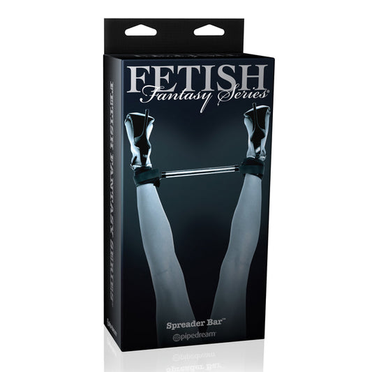 FETISH FANTASY SERIES LIMITED EDITION ADJUSTABLE SPREADER BAR BLACK/SILVER