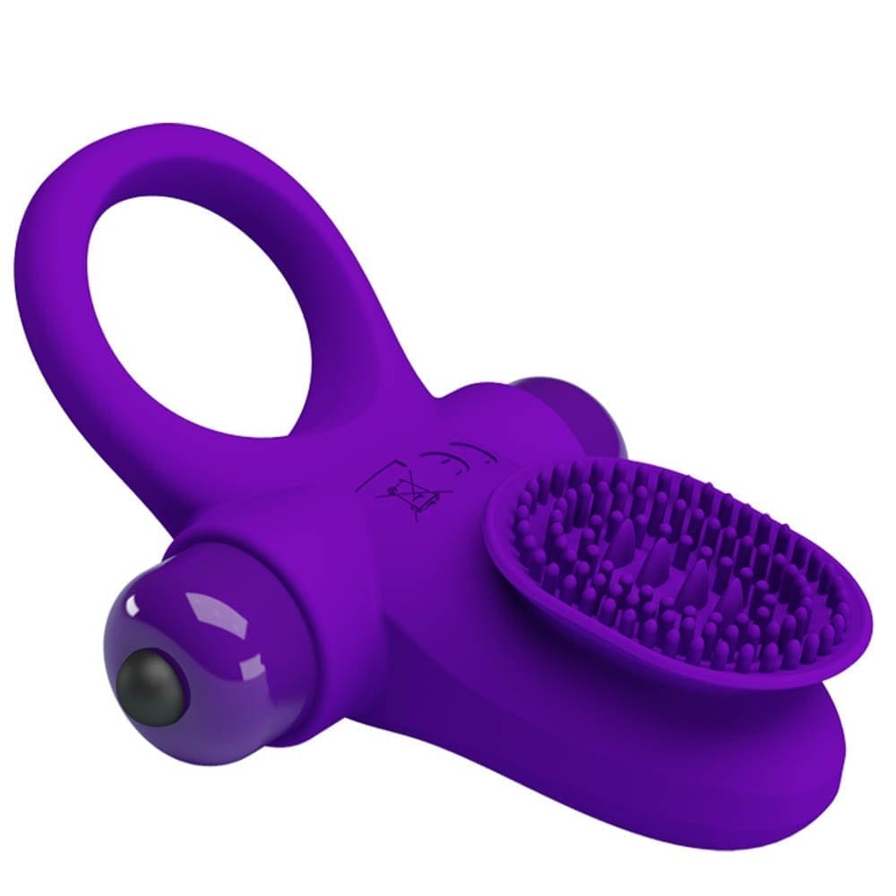 PRETTY LOVE - PRETTY LOVE VIBRANT PENIS RING 2 PURPLE