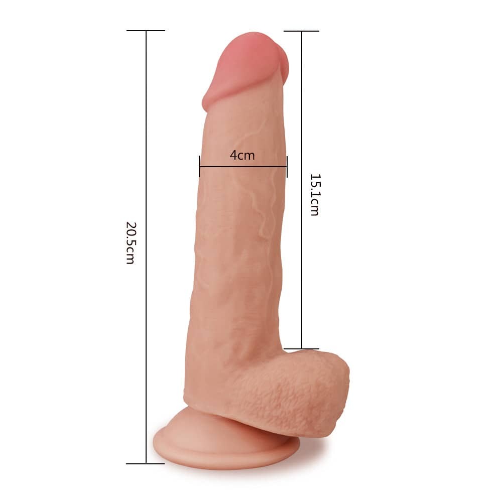 LOVETOY - 7" SKINLIKE SOFT DONG