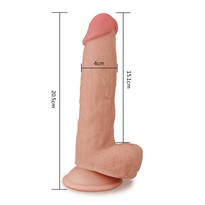LOVETOY - 7" SKINLIKE SOFT DONG