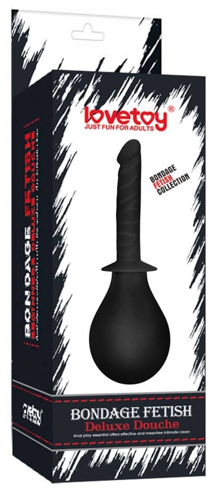 LOVETOY - BONDAGE FETISH DELUXE DOUCHE BLACK 1
