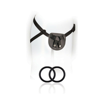 BLUSH - SX FOR YOU ADJUSTABLE FAUX LEATHER BEGINNER''S HARNESS BLACK