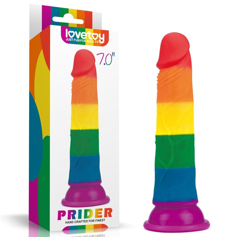 LOVETOY - 7'' PRIDER DILDO