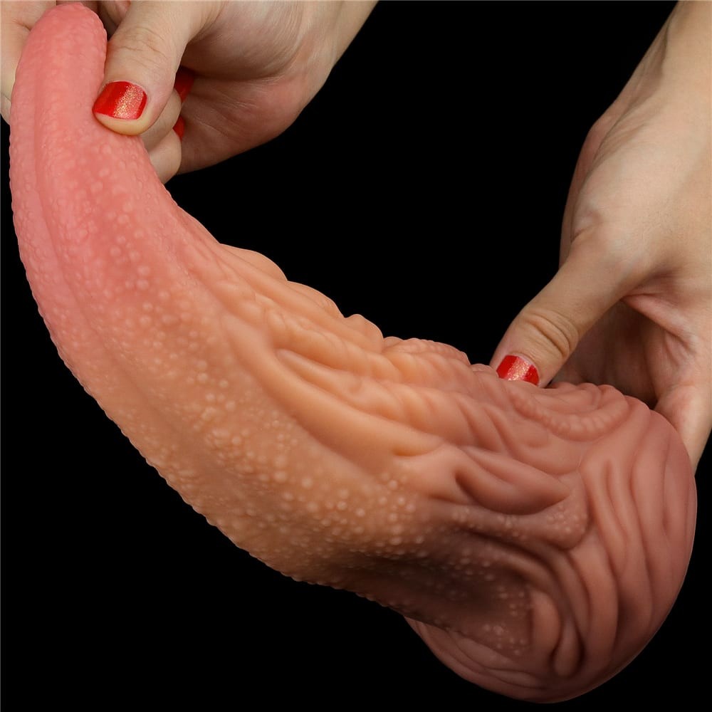 LOVETOY - 10'' DUAL LAYERED PLATINUM SILICONE TONGUE_B0O50_3