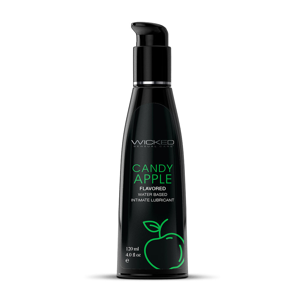 WICKED - AQUA CANDY APPLE WATER-BASED LUBRICANT 4 OZ.