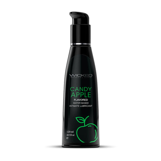 WICKED - AQUA CANDY APPLE WATER-BASED LUBRICANT 4 OZ.