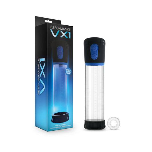 BLUSH - PERFORMANCE VX1 MALE ENHANCEMENT PUMP SYSTEM CLEAR