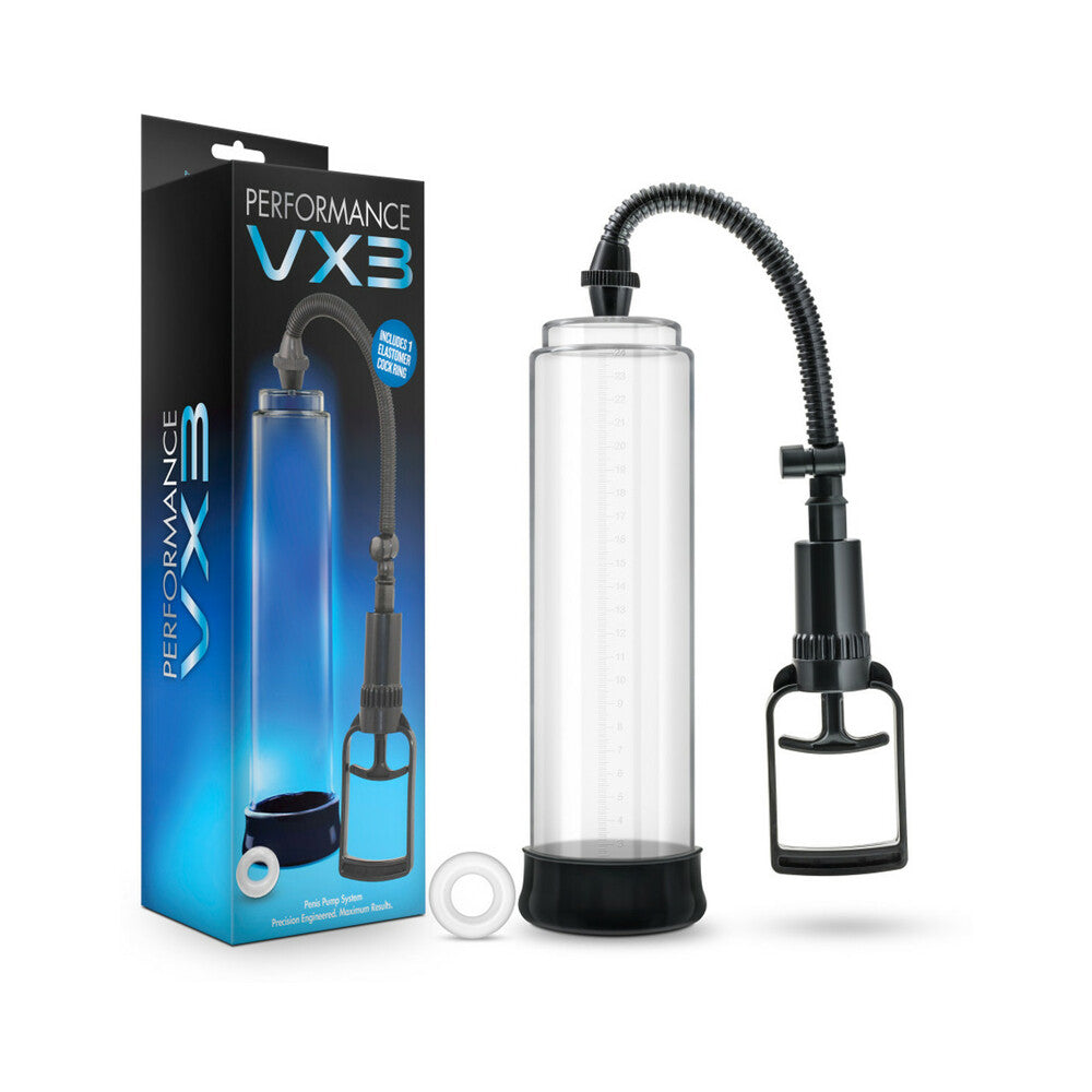 BLUSH - PERFORMANCE VX3 MALE ENHANCEMENT PUMP SYSTEM CLEAR