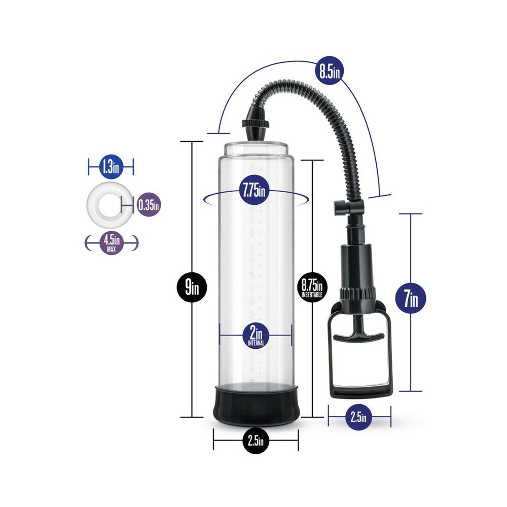 BLUSH - PERFORMANCE VX3 MALE ENHANCEMENT PUMP SYSTEM CLEAR