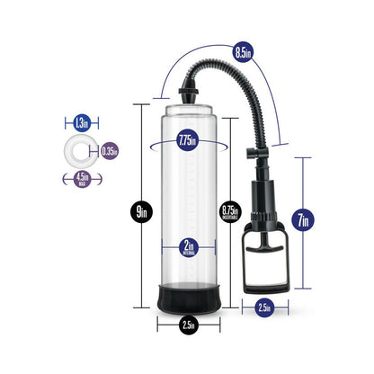 BLUSH - PERFORMANCE VX3 MALE ENHANCEMENT PUMP SYSTEM CLEAR